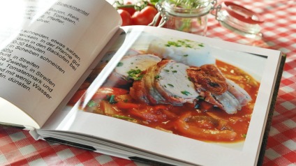 Cook Food Recipes Book Hand Cookbook Paper